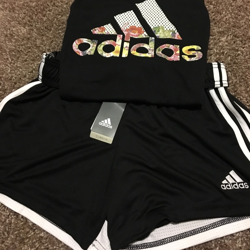 Adidas shorts outfit✨